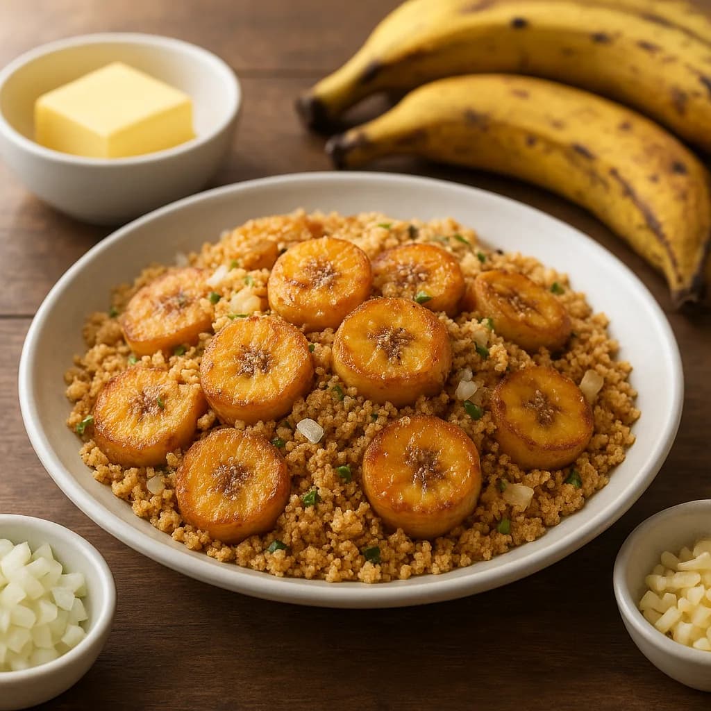 Farofa de Banana da Terra