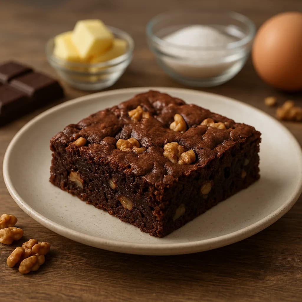 Brownie de Chocolate com Nozes