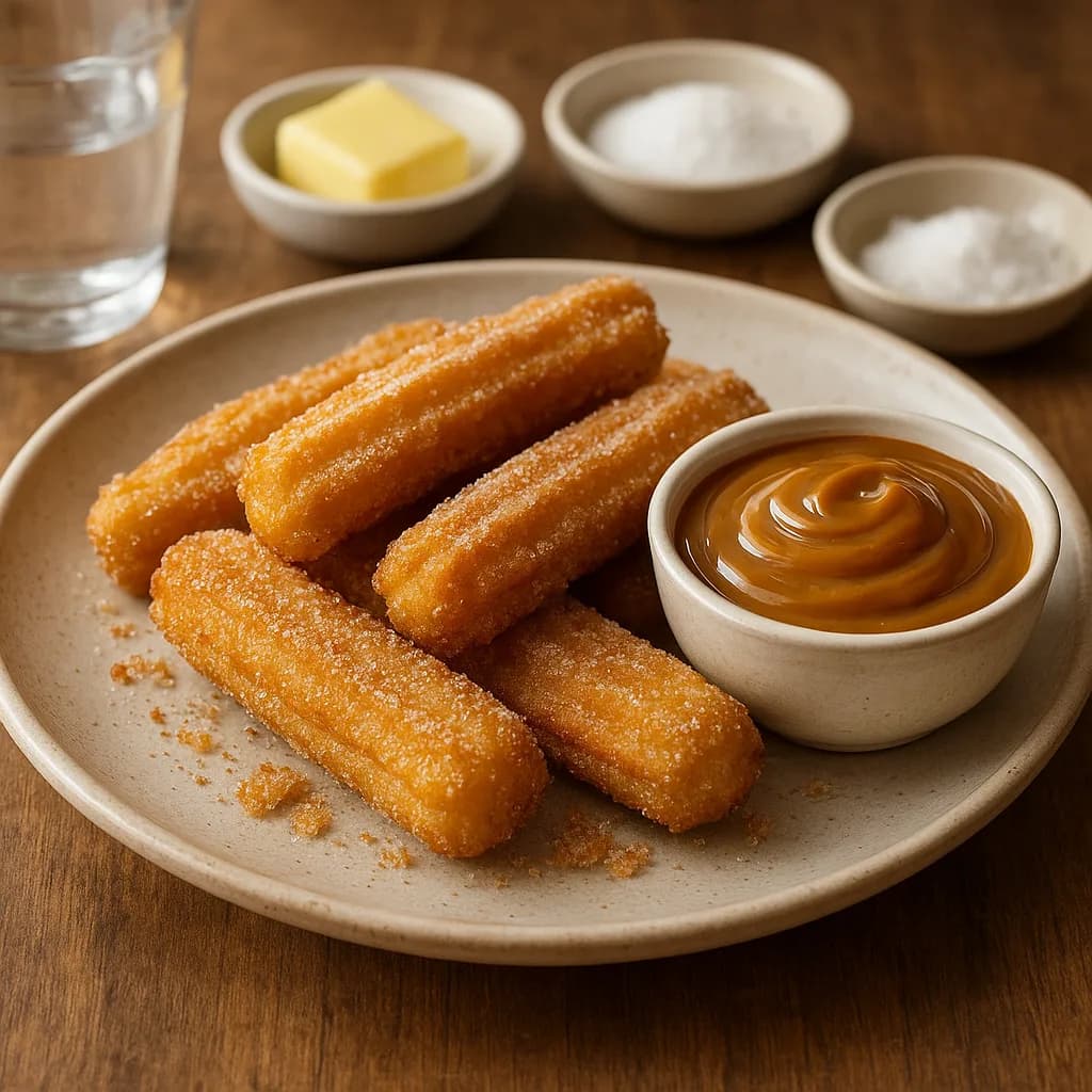 Churros com Doce de Leite