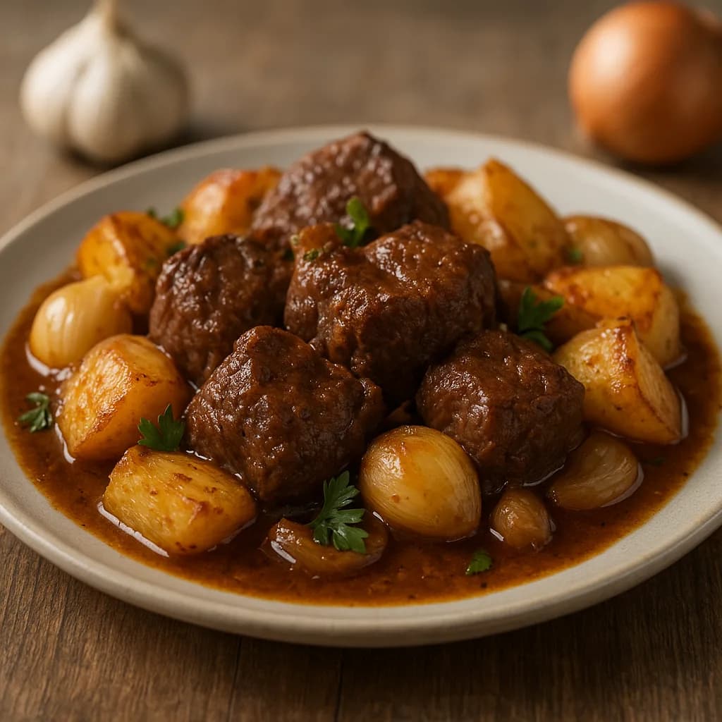 Carne de Panela com Batatas