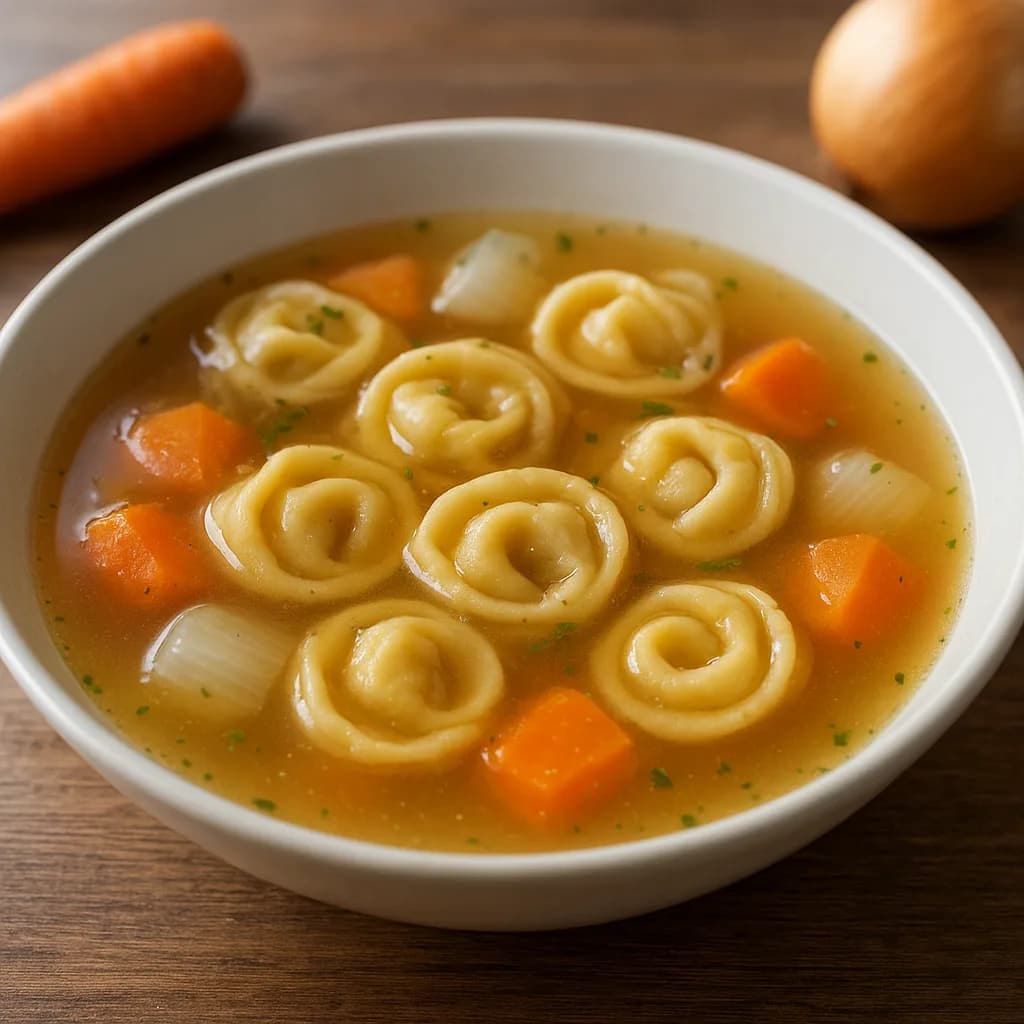 Sopa de Capeletti in Brodo