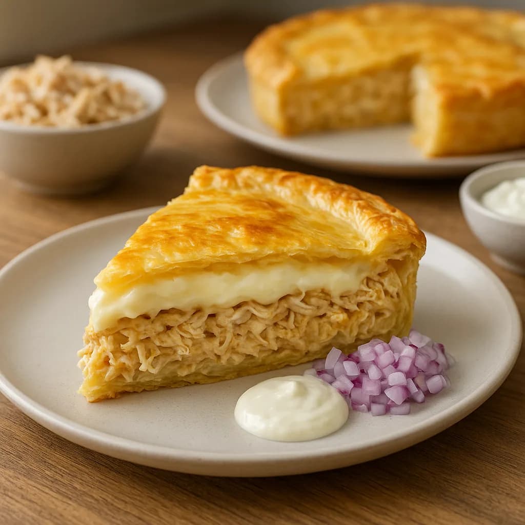 Torta de Frango com Catupiry