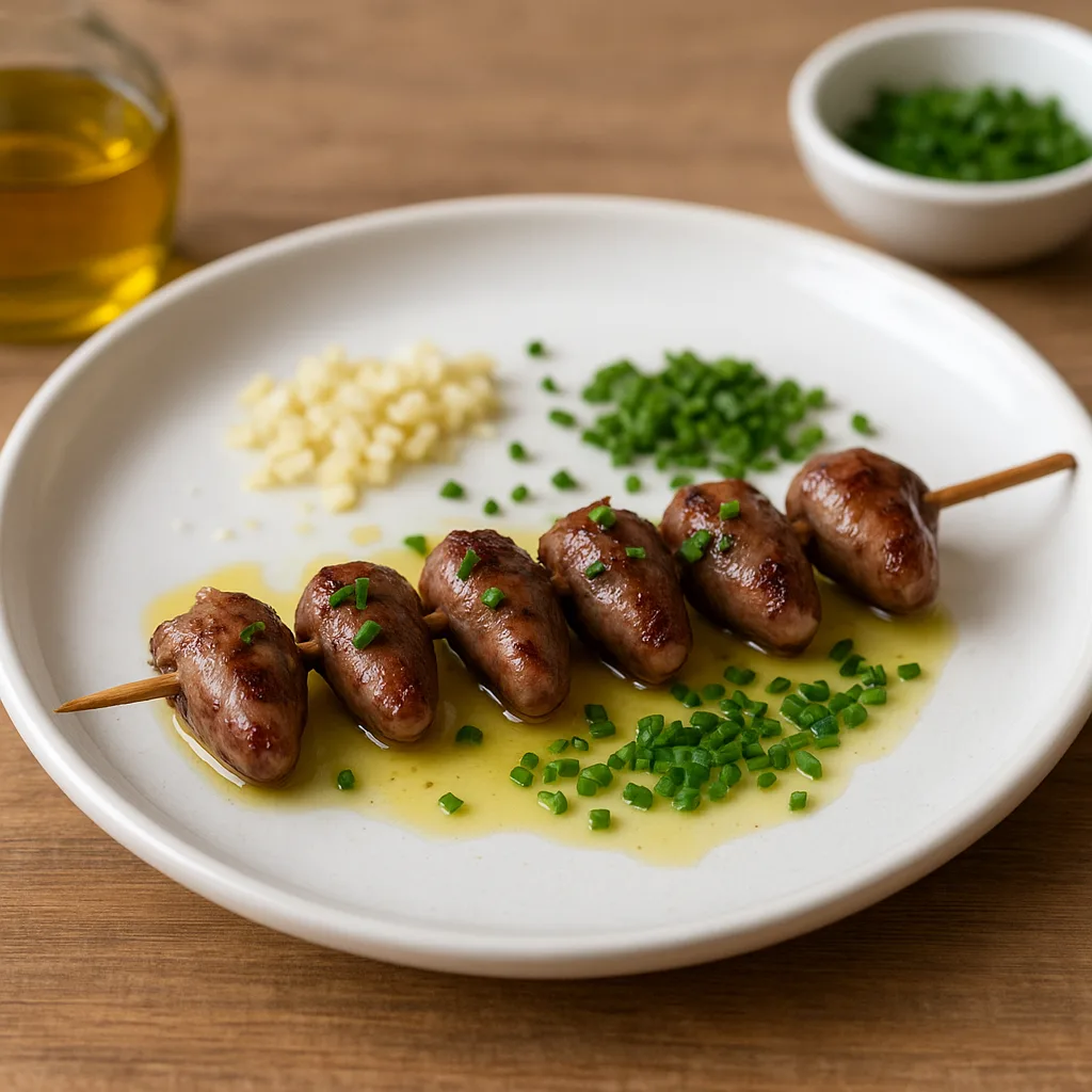 Coração de Galinha no Espeto