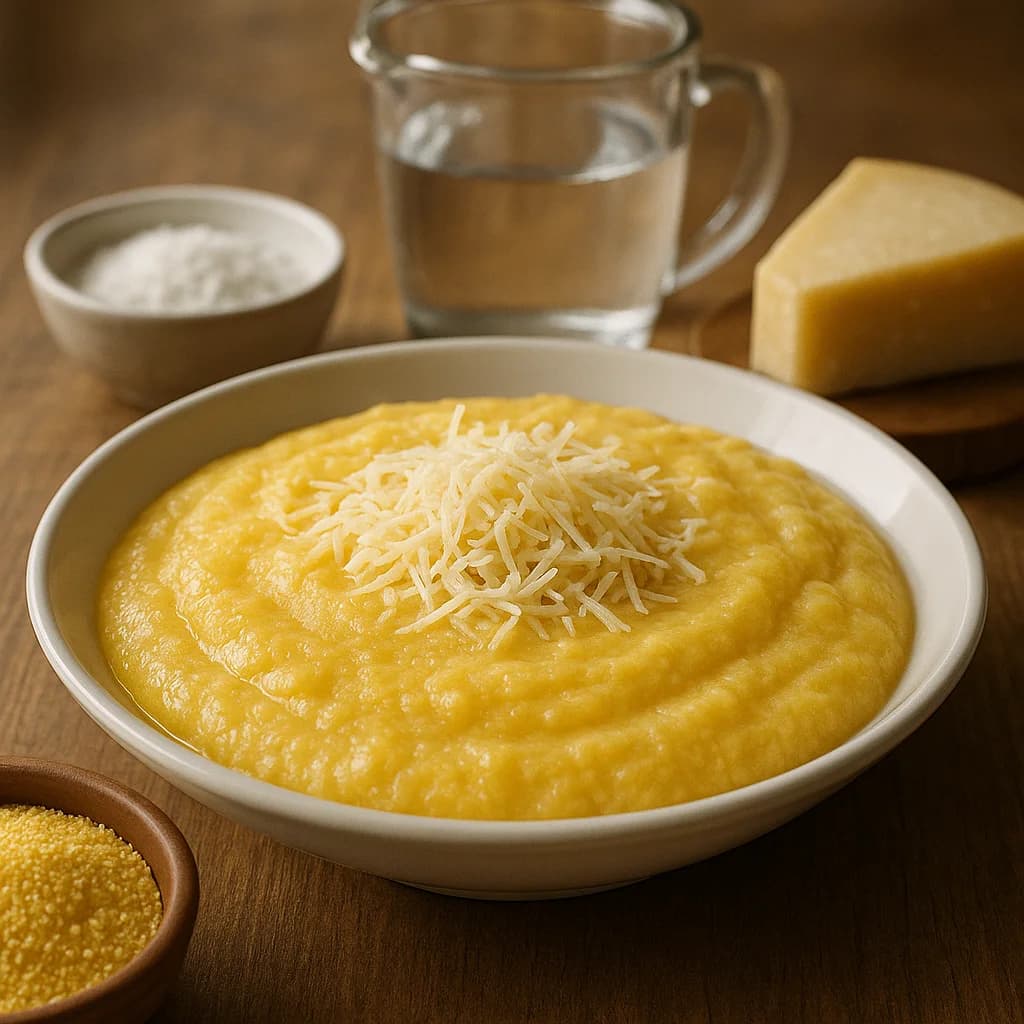 Angu Cremoso com Queijo