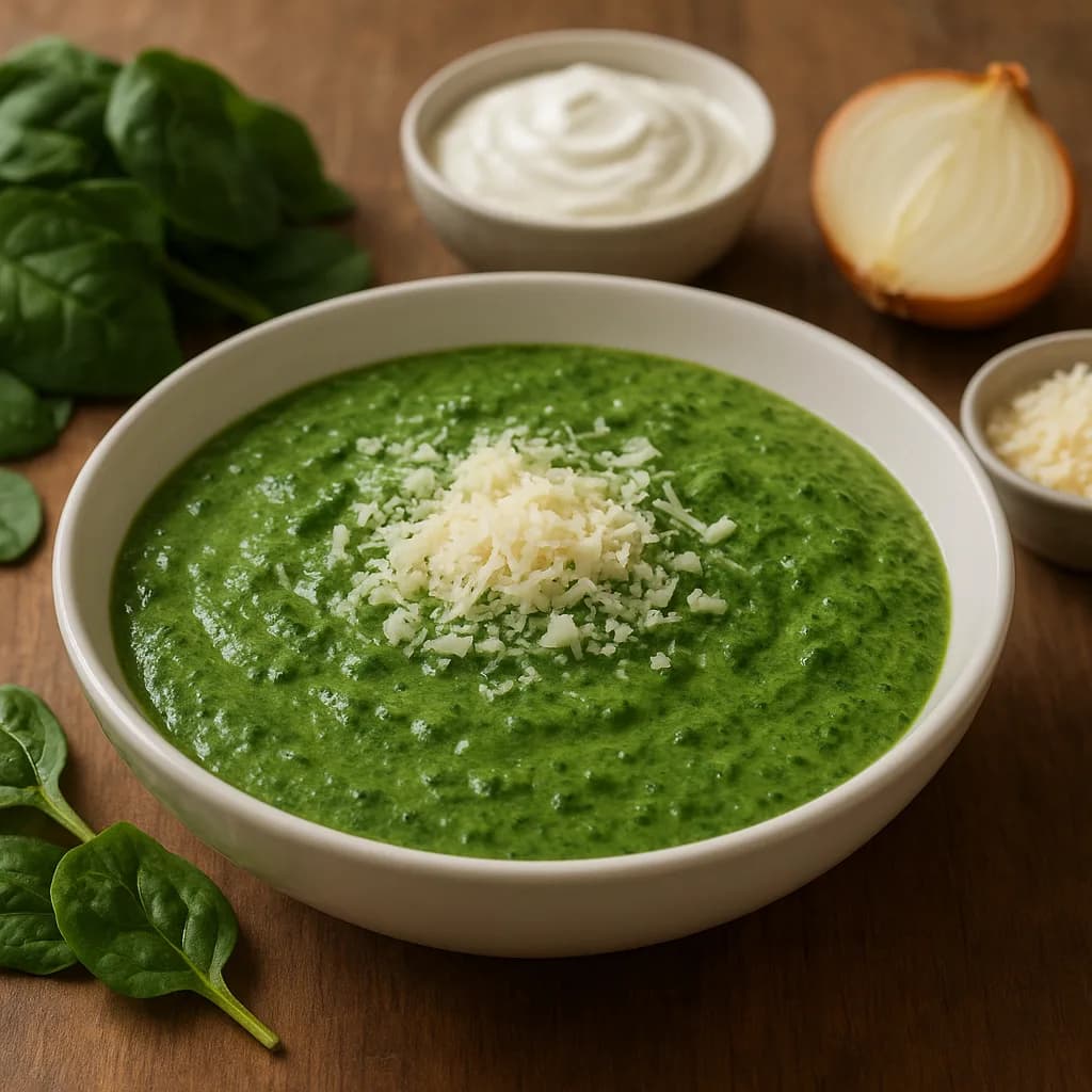 Creme de Espinafre Delicioso