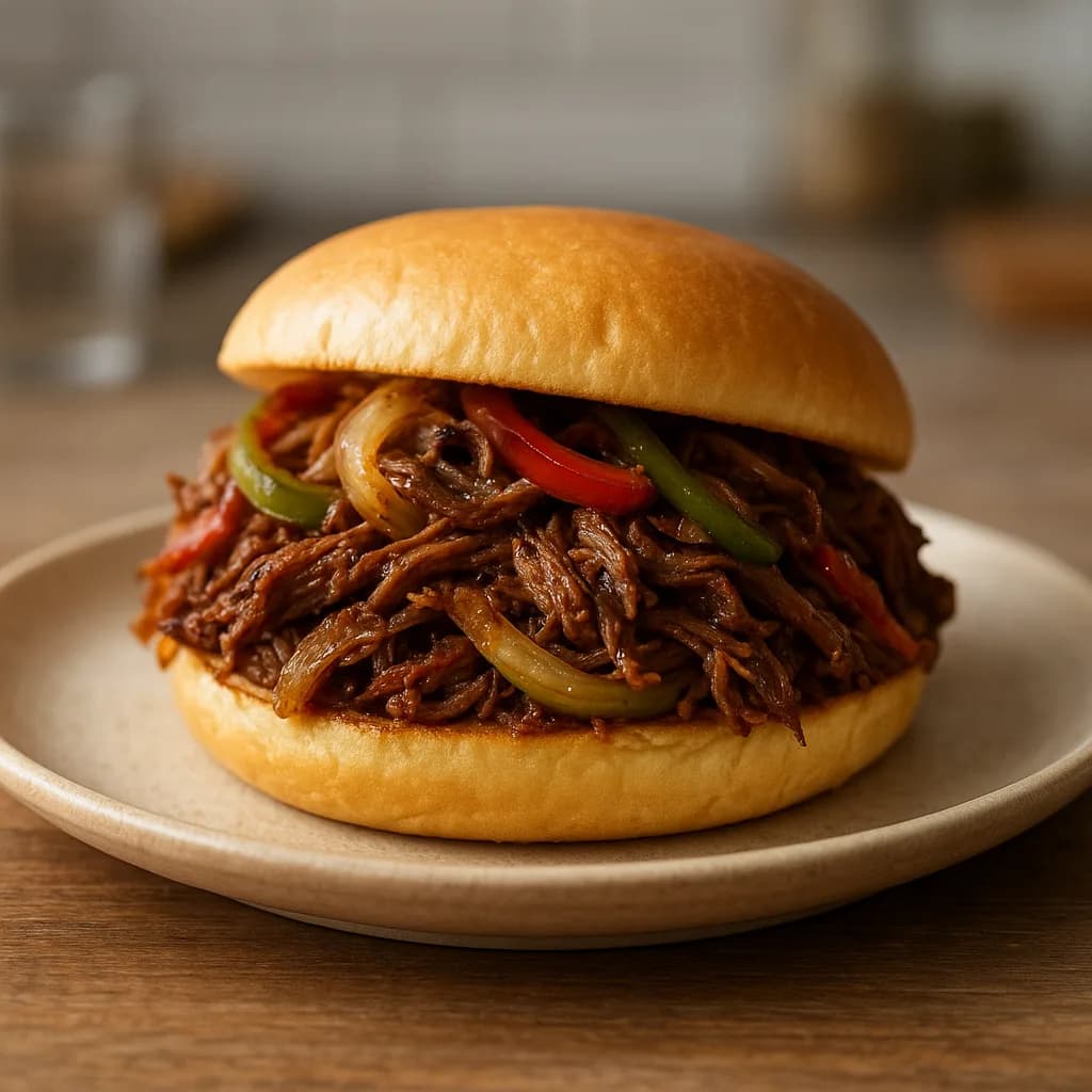 Sanduíche de Carne Louca