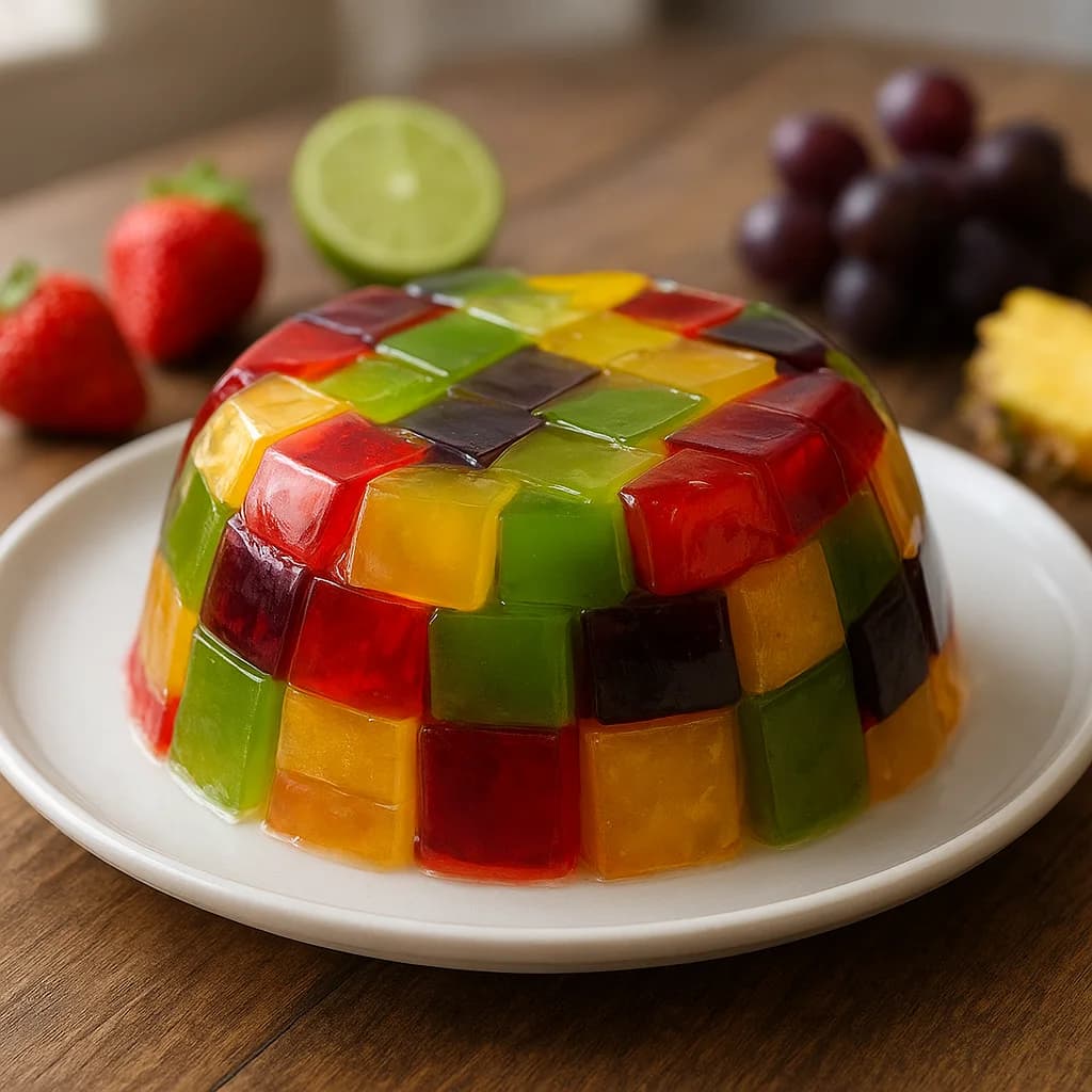 Gelatina Colorida Mosaico