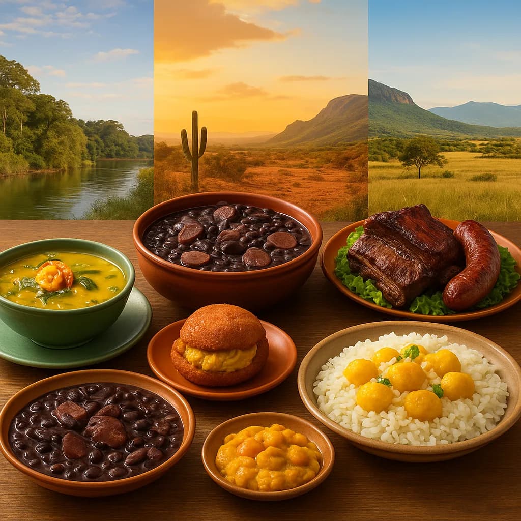 Imagem do post De Norte a Sul: Como o Clima Influencia o Sabor da Comida Brasileira