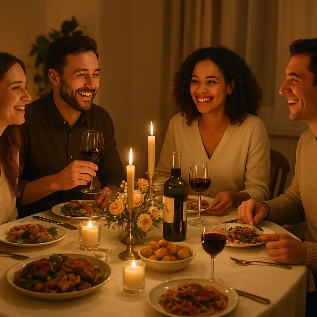 Imagem do post Entre Vinhos e Conversas: Como o Jantar Une as Pessoas